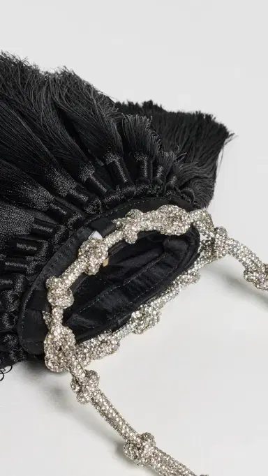 SIMONMILLER Tassel Evening Knotty Bag Black One Size | Thumbnail 6 SIMONMILLER Tassel Evening Knotty Bag Black One Size | Thumbnail 6