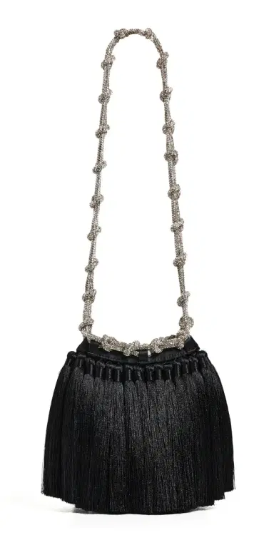 SIMONMILLER Tassel Evening Knotty Bag Black One Size | Thumbnail 1 SIMONMILLER Tassel Evening Knotty Bag Black One Size | Thumbnail 1