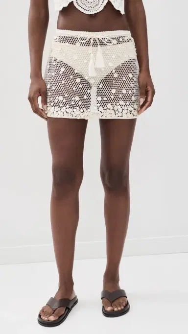 Never Fully Dressed hell Embellished Coverup Skirt hell Crochet | Thumbnail 2 Never Fully Dressed hell Embellished Coverup Skirt hell Crochet | Thumbnail 2