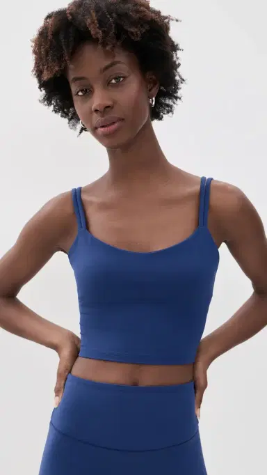 Beyond Yoga Inthezone Strappy Cropped Tank Deep Ocean | Thumbnail 2 Beyond Yoga Inthezone Strappy Cropped Tank Deep Ocean | Thumbnail 2