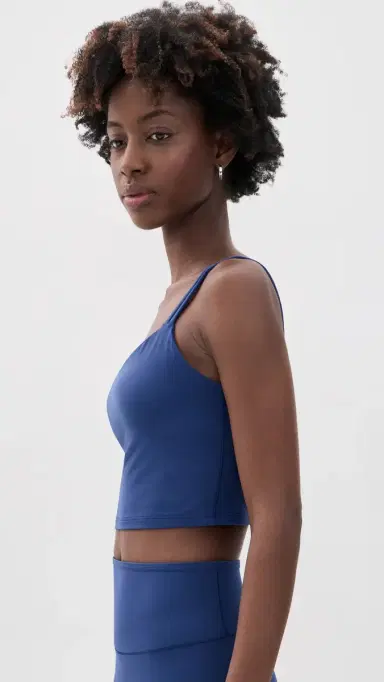 Beyond Yoga Inthezone Strappy Cropped Tank Deep Ocean | Thumbnail 4 Beyond Yoga Inthezone Strappy Cropped Tank Deep Ocean | Thumbnail 4
