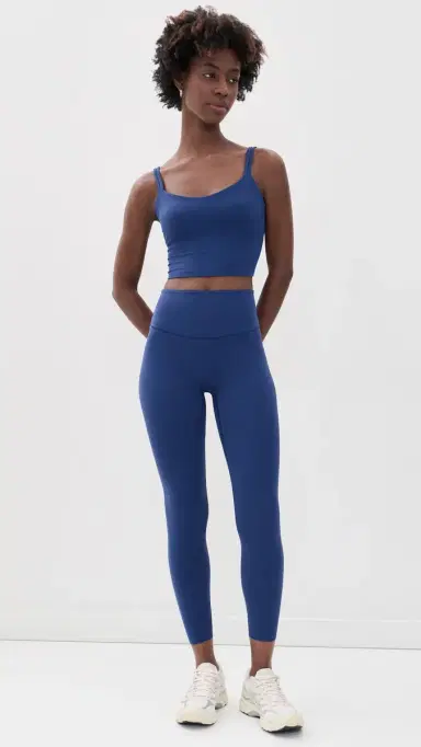 Beyond Yoga Inthezone Strappy Cropped Tank Deep Ocean | Thumbnail 5 Beyond Yoga Inthezone Strappy Cropped Tank Deep Ocean | Thumbnail 5