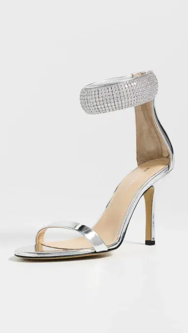 Mach & Mach She's a Lady Zircon Gioello Leather Sandals | Thumbnail 2 Mach & Mach She's a Lady Zircon Gioello Leather Sandals | Thumbnail 2
