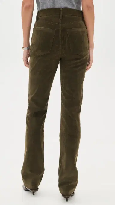 Joe's Jeans The Vegan Suede Margot Slim Pants Olive | Thumbnail 3 Joe's Jeans The Vegan Suede Margot Slim Pants Olive | Thumbnail 3