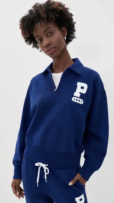 Polo Ralph Lauren Vintage Funnel Sweater Blue | Thumbnail 2 Polo Ralph Lauren Vintage Funnel Sweater Blue | Thumbnail 2