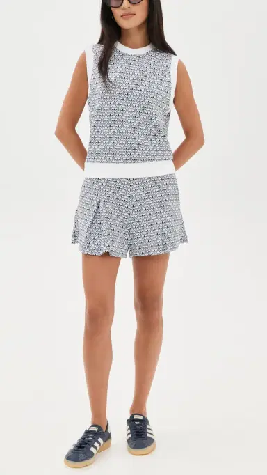 Adidas Golf Originals All Over Skort chalk white/night indigo | Thumbnail 5 Adidas Golf Originals All Over Skort chalk white/night indigo | Thumbnail 5