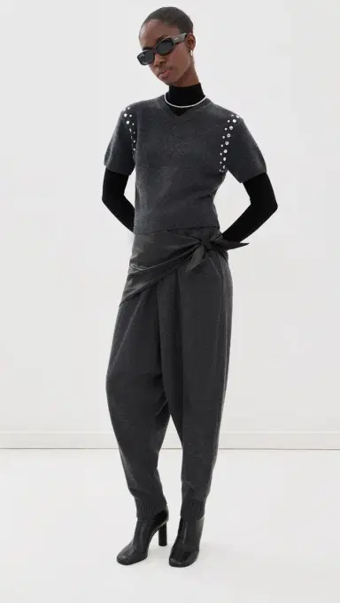 3.1 Phillip Lim Wool Blend Boxy V-Neck Sweater | Thumbnail 5 3.1 Phillip Lim Wool Blend Boxy V-Neck Sweater | Thumbnail 5