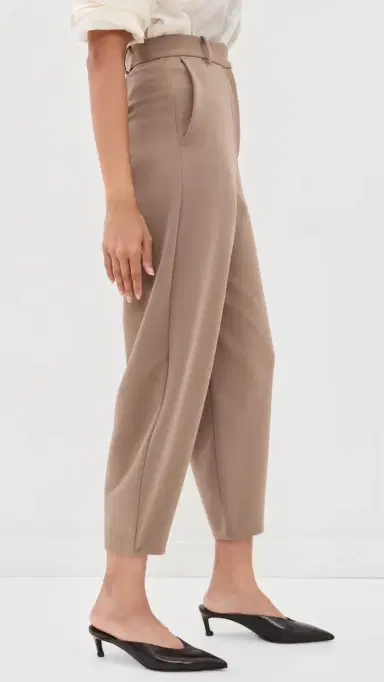 By Malene Birger Carlien Balloon Trousers Fossil | Thumbnail 4 By Malene Birger Carlien Balloon Trousers Fossil | Thumbnail 4