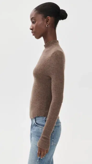 Citizens of Humanity Leelah ock Neck Sweater ushroom | Thumbnail 4 Citizens of Humanity Leelah ock Neck Sweater ushroom | Thumbnail 4