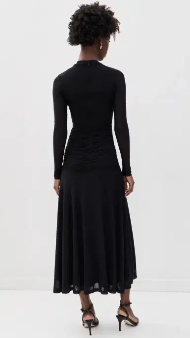 Wayf Selene Ruched Long Sleeve Dress | Thumbnail 3 Wayf Selene Ruched Long Sleeve Dress | Thumbnail 3