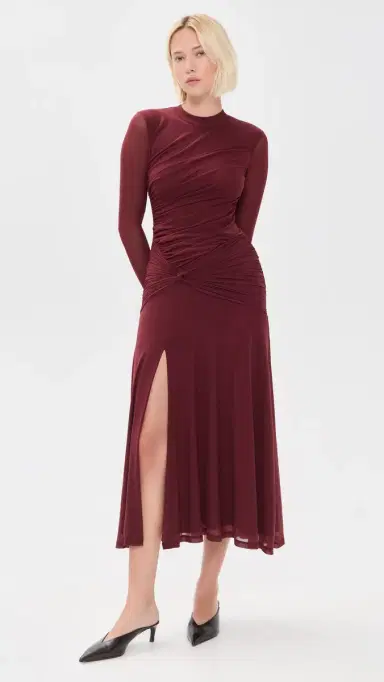 Wayf Selene Ruched Dress | Thumbnail 2 Wayf Selene Ruched Dress | Thumbnail 2