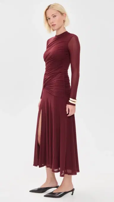 Wayf Selene Ruched Dress | Thumbnail 4 Wayf Selene Ruched Dress | Thumbnail 4