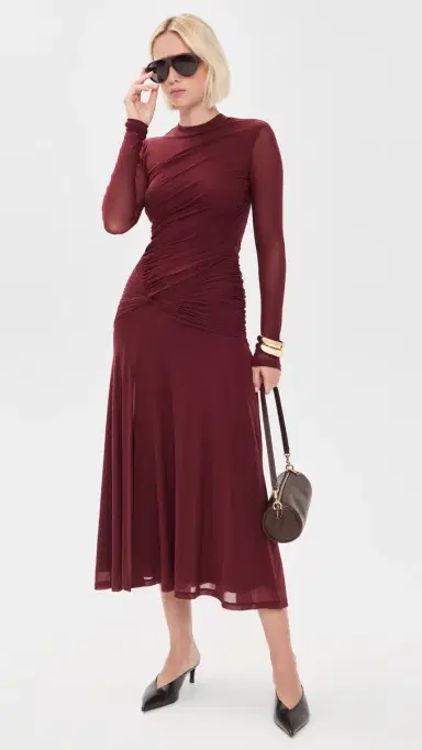 Wayf Selene Ruched Dress | Thumbnail 5 Wayf Selene Ruched Dress | Thumbnail 5