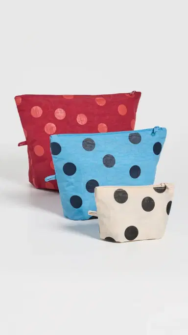 BAGGU Go Pouch Set Polka Dot Mix One Size | Thumbnail 2 BAGGU Go Pouch Set Polka Dot Mix One Size | Thumbnail 2