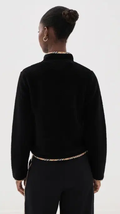 Burberry Felicia Fleece Zip | Thumbnail 3 Burberry Felicia Fleece Zip | Thumbnail 3