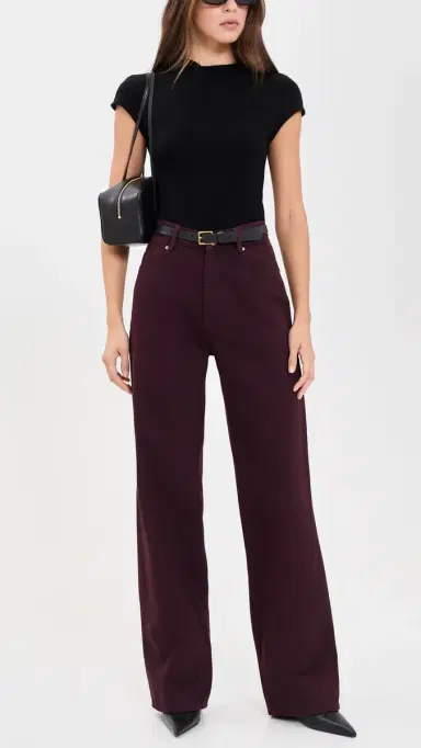 DL1961 Kaylen Soft Curve High Rise Jeans Malbec | Thumbnail 5 DL1961 Kaylen Soft Curve High Rise Jeans Malbec | Thumbnail 5