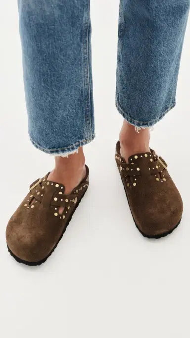 Birkenstock Boston Rivets Tonal Clogs Carafe | Thumbnail 3 Birkenstock Boston Rivets Tonal Clogs Carafe | Thumbnail 3