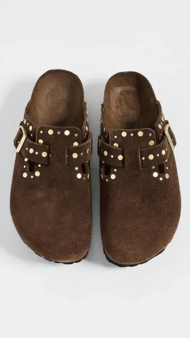 Birkenstock Boston Rivets Tonal Clogs Carafe | Thumbnail 5 Birkenstock Boston Rivets Tonal Clogs Carafe | Thumbnail 5