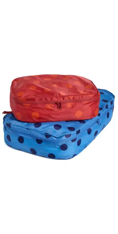 BAGGU Large Packing Cube Set Polka Dot Mix One Size | Thumbnail 1 BAGGU Large Packing Cube Set Polka Dot Mix One Size | Thumbnail 1