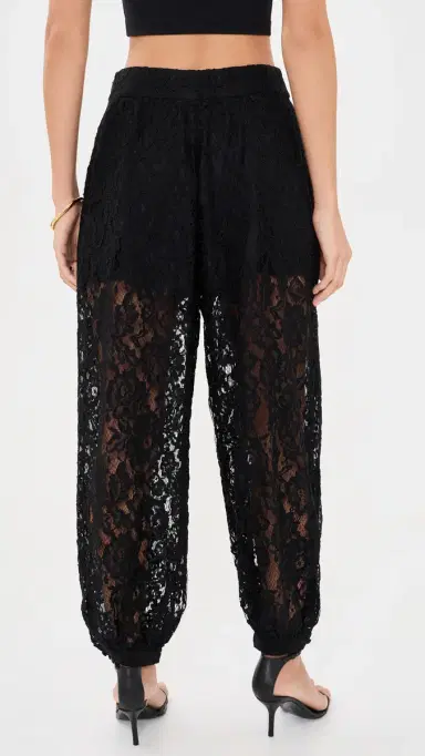 Wayf Rebecca Lace Balloon Pants Black | Thumbnail 3 Wayf Rebecca Lace Balloon Pants Black | Thumbnail 3