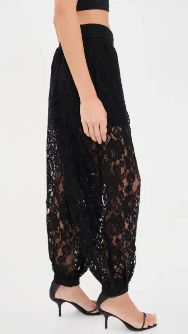 Wayf Rebecca Lace Balloon Pants Black | Thumbnail 4 Wayf Rebecca Lace Balloon Pants Black | Thumbnail 4