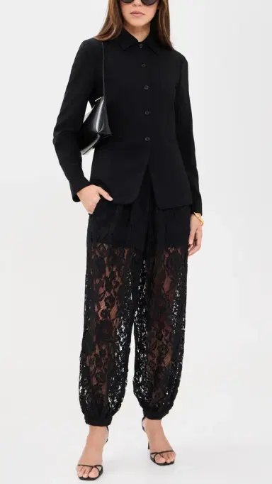 Wayf Rebecca Lace Balloon Pants Black | Thumbnail 5 Wayf Rebecca Lace Balloon Pants Black | Thumbnail 5