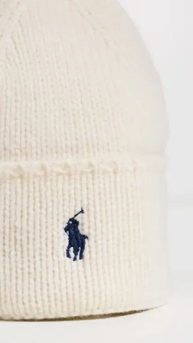 Polo Ralph Lauren Pony Beanie Cream One Size | Thumbnail 4 Polo Ralph Lauren Pony Beanie Cream One Size | Thumbnail 4
