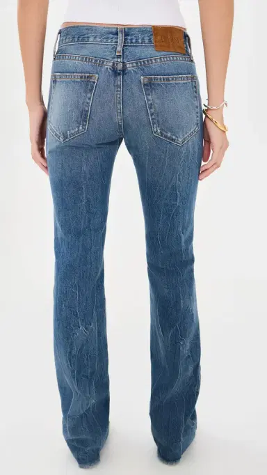 ÉTERNE Low Bootcut Jeans Medium Indigo | Thumbnail 3 ÉTERNE Low Bootcut Jeans Medium Indigo | Thumbnail 3
