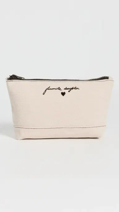 Favorite Daughter Canvas Pouch Natural/Brown One Size | Thumbnail 2 Favorite Daughter Canvas Pouch Natural/Brown One Size | Thumbnail 2