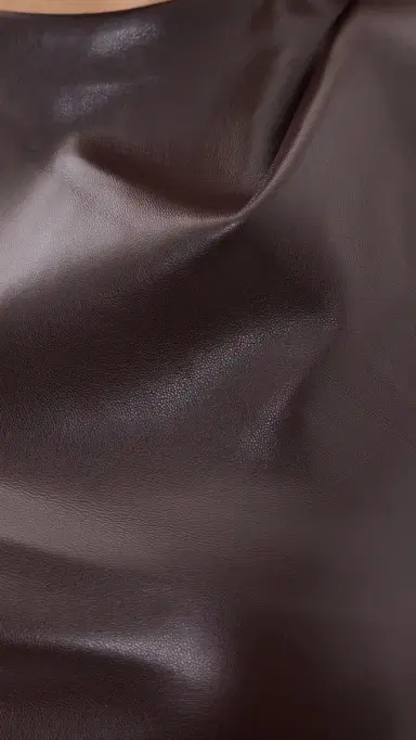 Joe's Jeans The eg Vegan Leather Top Cabernet | Thumbnail 6 Joe's Jeans The eg Vegan Leather Top Cabernet | Thumbnail 6