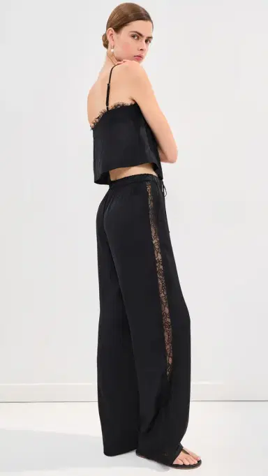 LE BOP auren Satin Pants Black | Thumbnail 2 LE BOP auren Satin Pants Black | Thumbnail 2