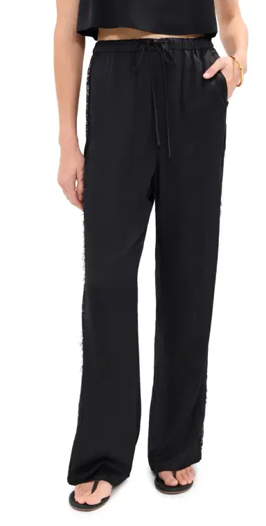 LE BOP auren Satin Pants Black | Thumbnail 1 LE BOP auren Satin Pants Black | Thumbnail 1