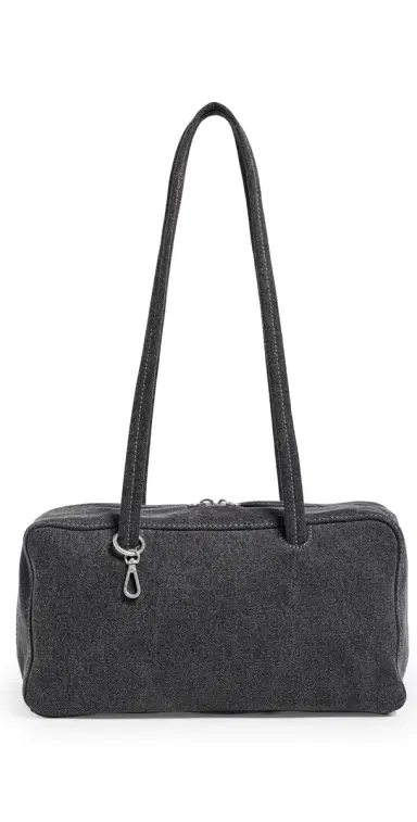 BAGGU Denim Bowler Bag Washed Black Denim One Size | Thumbnail 1 BAGGU Denim Bowler Bag Washed Black Denim One Size | Thumbnail 1