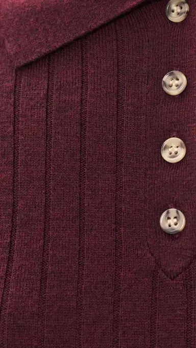 Wayf Evie Ribbed Polo Sweater | Thumbnail 6 Wayf Evie Ribbed Polo Sweater | Thumbnail 6