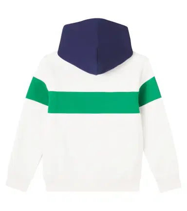 POLO RALPH LAUREN KIDS Colorblocked cotton-blend jersey hoodie | Thumbnail 3 POLO RALPH LAUREN KIDS Colorblocked cotton-blend jersey hoodie | Thumbnail 3