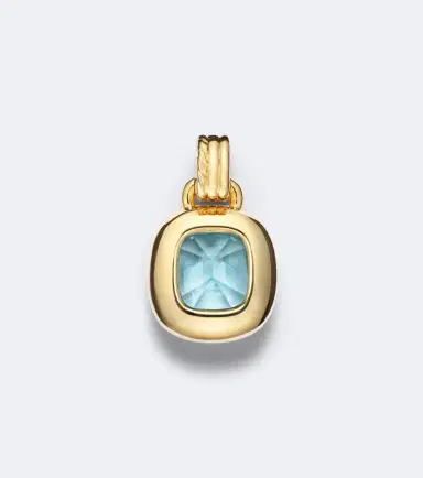 David Yurman DY Mercer 18kt gold pendant with topaz and diamonds | Thumbnail 2 David Yurman DY Mercer 18kt gold pendant with topaz and diamonds | Thumbnail 2