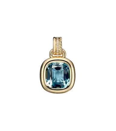 David Yurman DY Mercer 18kt gold pendant with topaz and diamonds | Thumbnail 1 David Yurman DY Mercer 18kt gold pendant with topaz and diamonds | Thumbnail 1