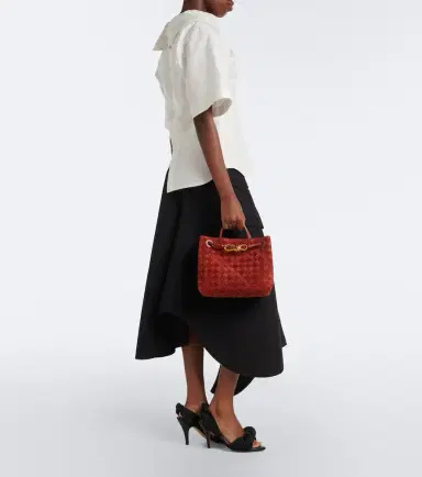 Bottega Veneta Andiamo Small suede top-handle bag | Thumbnail 5 Bottega Veneta Andiamo Small suede top-handle bag | Thumbnail 5