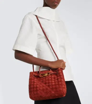Bottega Veneta Andiamo Small suede top-handle bag | Thumbnail 8 Bottega Veneta Andiamo Small suede top-handle bag | Thumbnail 8