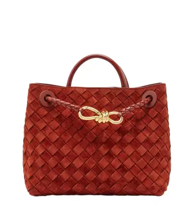 Bottega Veneta Andiamo Small suede top-handle bag | Thumbnail 1 Bottega Veneta Andiamo Small suede top-handle bag | Thumbnail 1