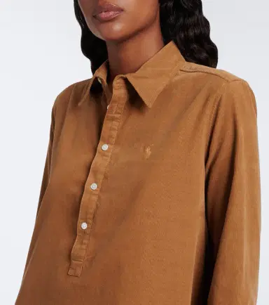Polo Ralph Lauren Cotton corduroy minidress | Thumbnail 4 Polo Ralph Lauren Cotton corduroy minidress | Thumbnail 4