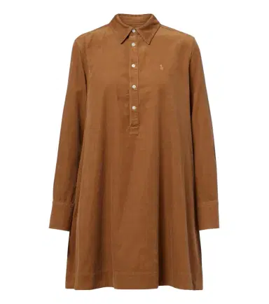 Polo Ralph Lauren Cotton corduroy minidress | Thumbnail 1 Polo Ralph Lauren Cotton corduroy minidress | Thumbnail 1