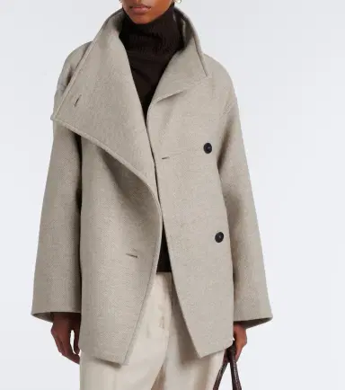 Joseph Isaia wool-blend peacoat | Thumbnail 3 Joseph Isaia wool-blend peacoat | Thumbnail 3