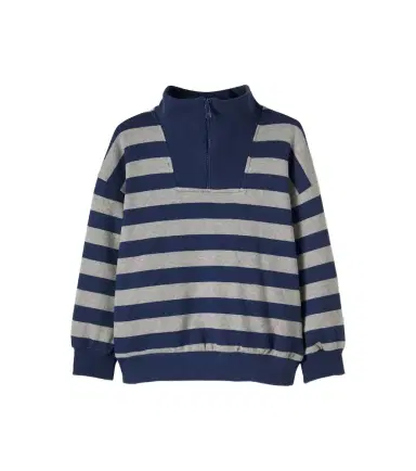 Cozmo Alexis striped cotton-blend sweater | Thumbnail 1 Cozmo Alexis striped cotton-blend sweater | Thumbnail 1