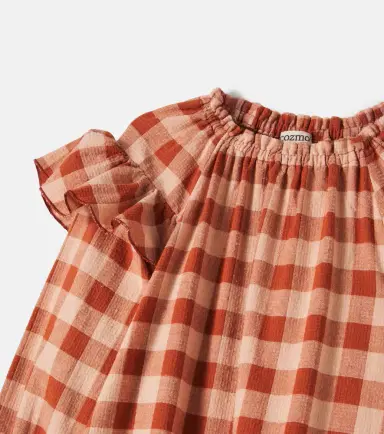 Cozmo Malta gingham flannel dress | Thumbnail 3 Cozmo Malta gingham flannel dress | Thumbnail 3