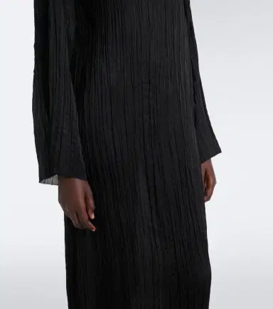 The Row Joma pleated silk midi dress | Thumbnail 2 The Row Joma pleated silk midi dress | Thumbnail 2