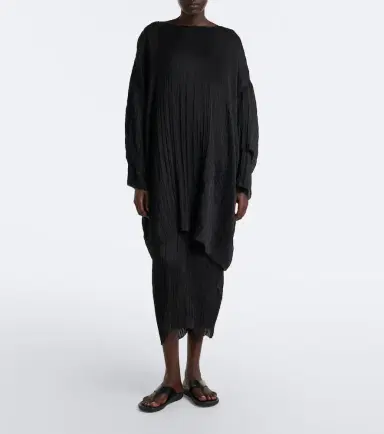 The Row Joma pleated silk midi dress | Thumbnail 5 The Row Joma pleated silk midi dress | Thumbnail 5