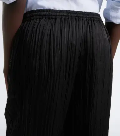The Row Kriza plissé silk wide-leg pants | Thumbnail 3 The Row Kriza plissé silk wide-leg pants | Thumbnail 3