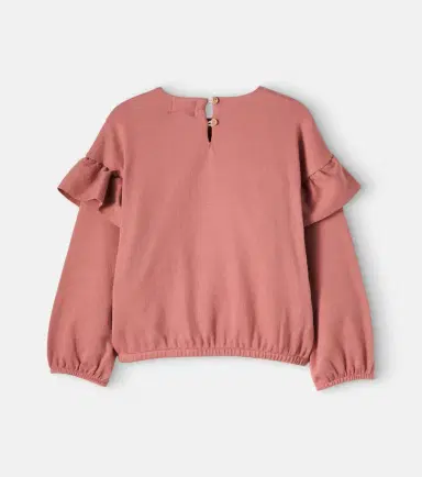 Cozmo Juno ruffled cotton-blend sweatshirt | Thumbnail 2 Cozmo Juno ruffled cotton-blend sweatshirt | Thumbnail 2