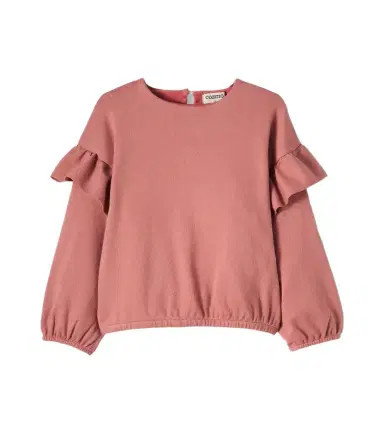 Cozmo Juno ruffled cotton-blend sweatshirt | Thumbnail 1 Cozmo Juno ruffled cotton-blend sweatshirt | Thumbnail 1